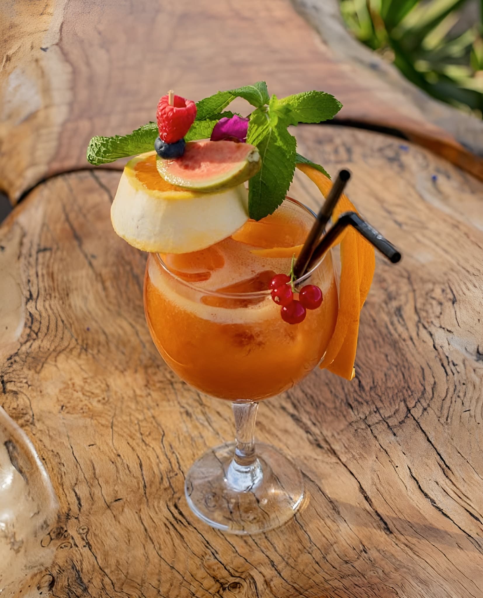 Artisan cocktail served at Astral Bar, Puerto Banús